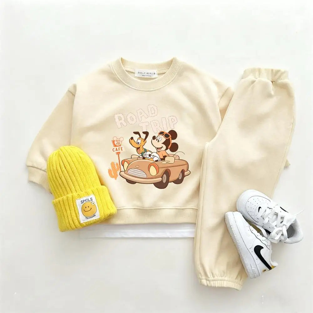 Sweatshirt & Pants Set - 100% Cotton