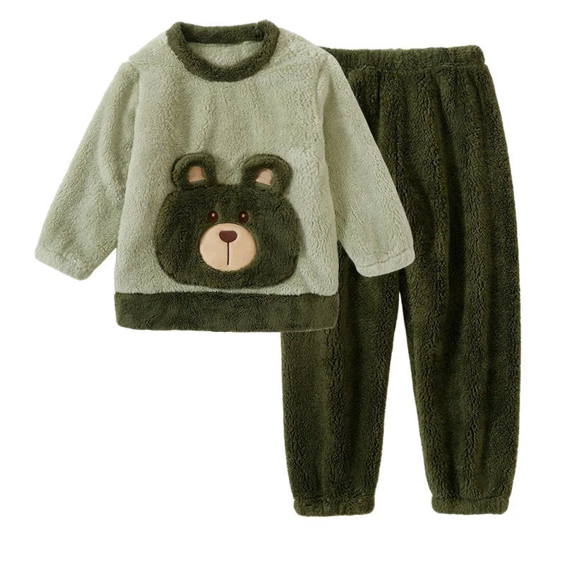 Bear Warm & Comfortable Winter Pajamas
