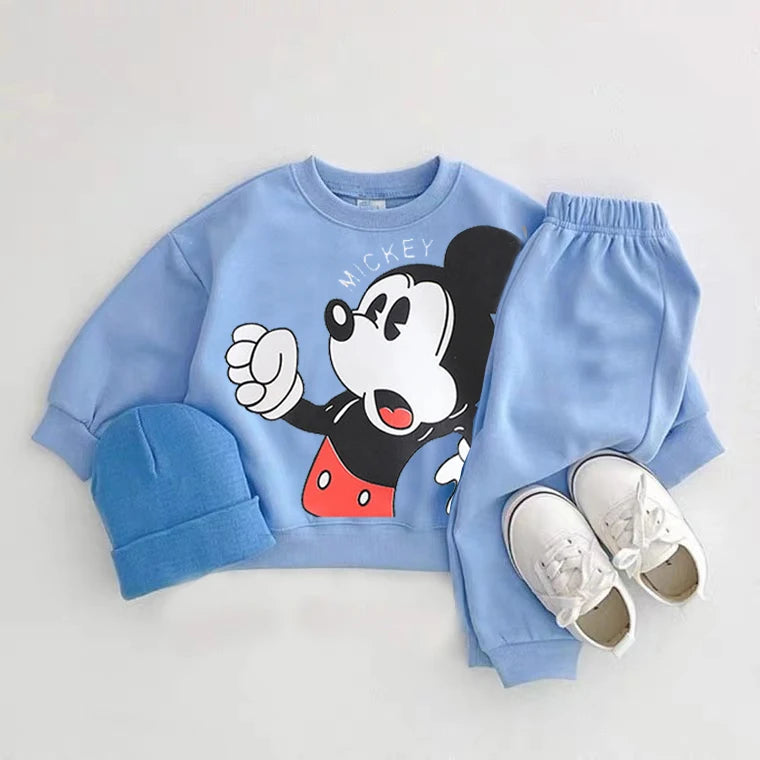Disney Sweatshirt & Pants Set - 100% Cotton