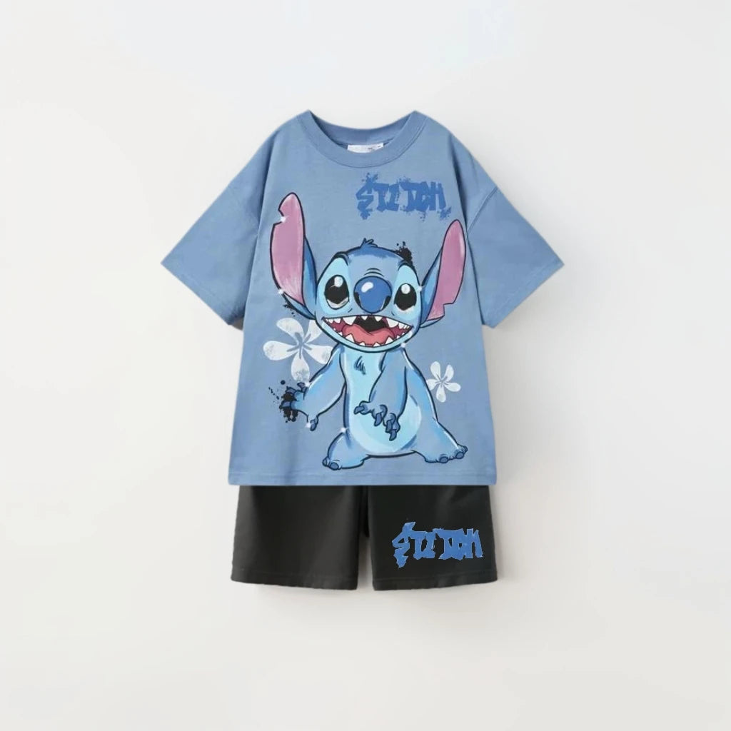 Stitch T-Shirt & Shorts Set