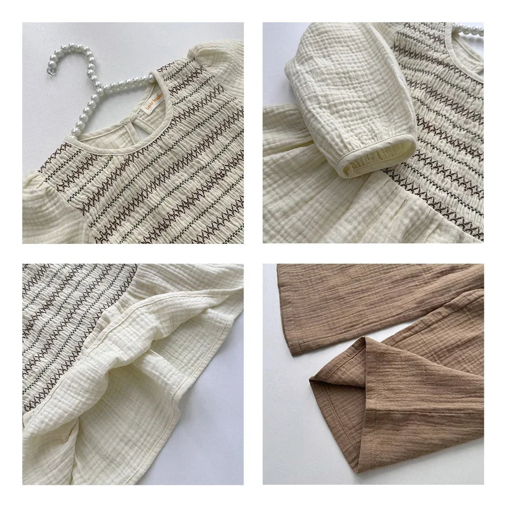 Striped Top And Pants Set Two-Piece Outfit