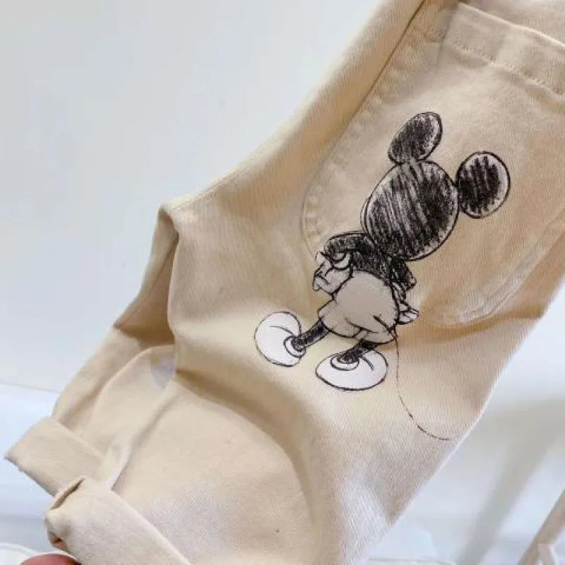 Comfy & Stylish Mickey Cotton Canvas Pants!