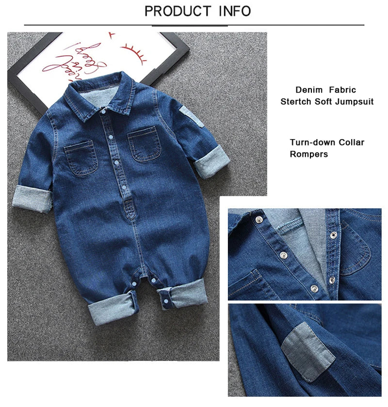 Denim Romper – Soft & Stylish Jumpsuit