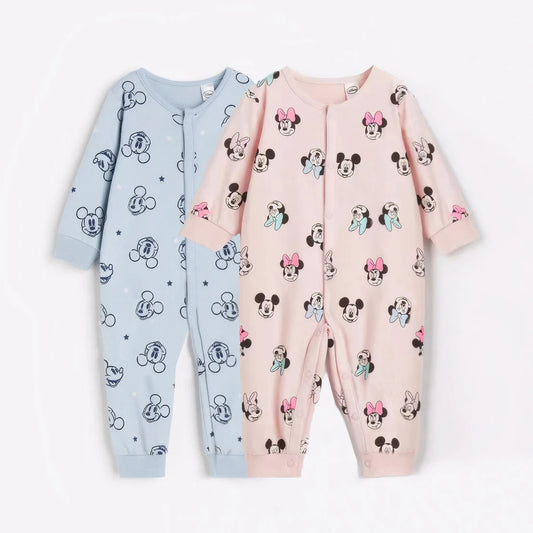 Mickey & Minnie 100% Cotton Baby Romper