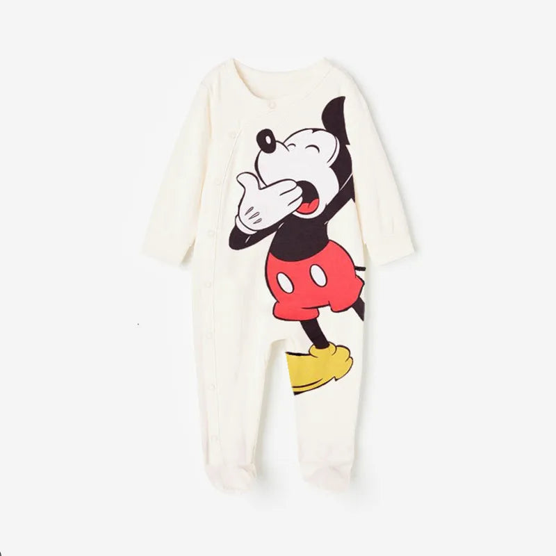3Pcs Cotton Baby Rompers & Bib Set