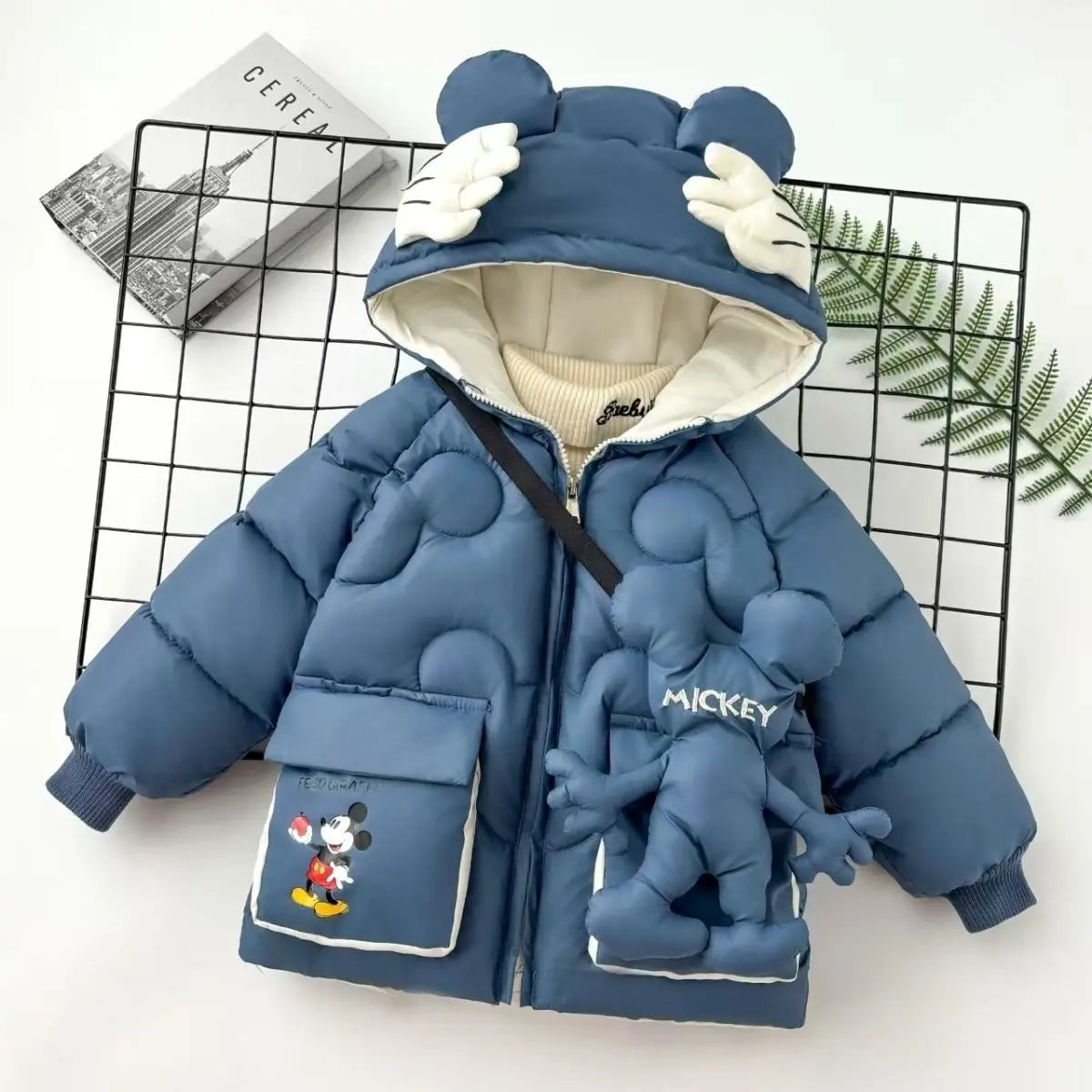 Mickey Mouse Hooded Down Jacket