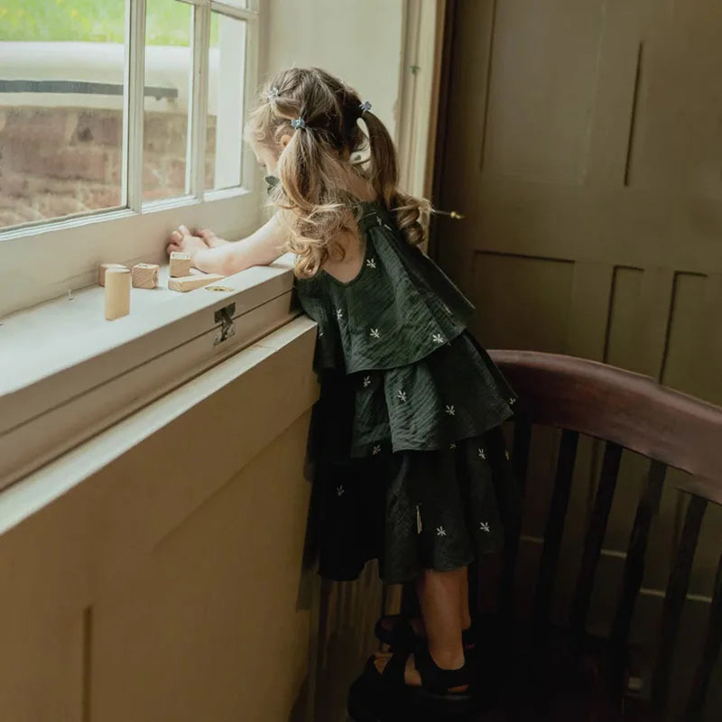 Breathable 100% Cotton & Delicate Embroidery Dress