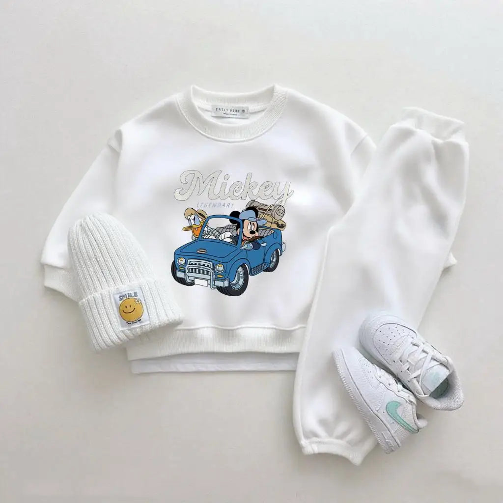 Disney Sweatshirt & Pants Set - 100% Cotton