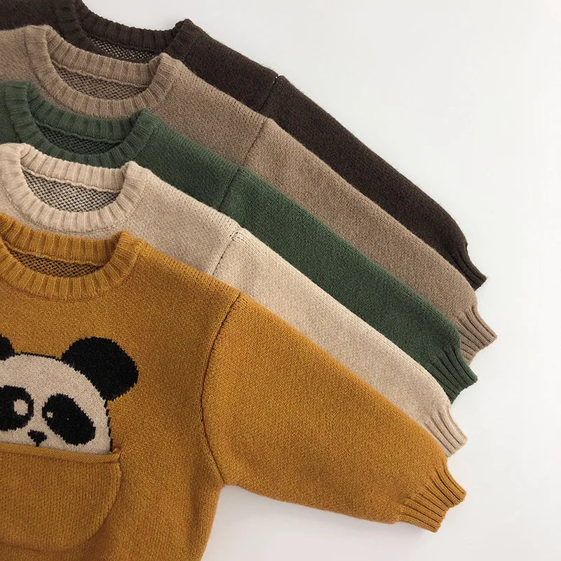 Knitted Cartoon Sweater