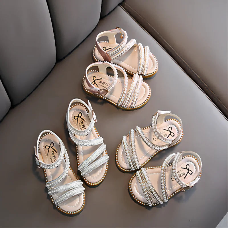 Sparkling Princess Sandals – Shine All Summer!
