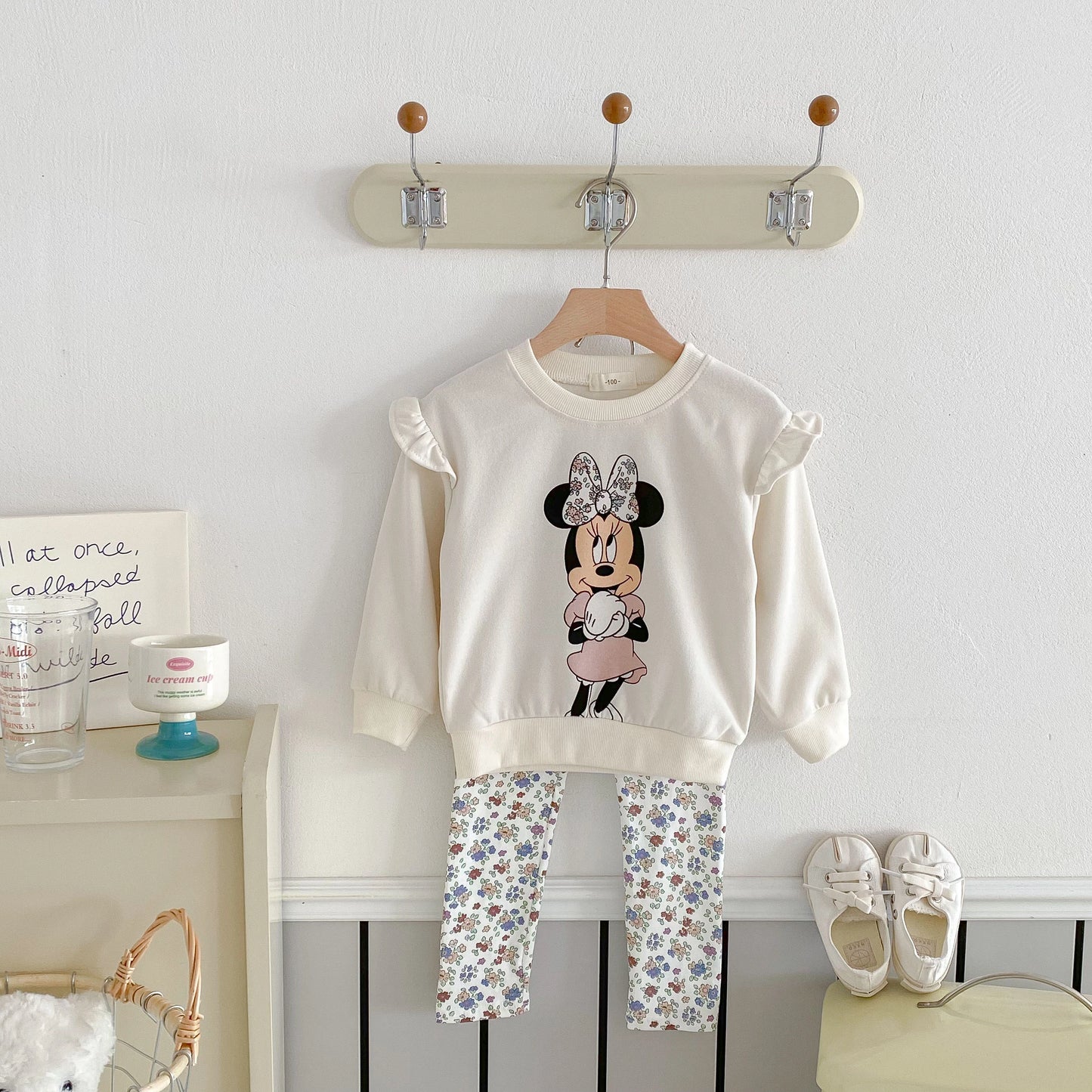 Disney Sweatshirt & Pants Set - 100% Cotton