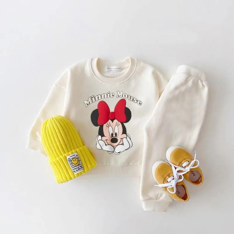 Disney Mickey & Minnie Sweatshirt & Sweatpants 2pc/set