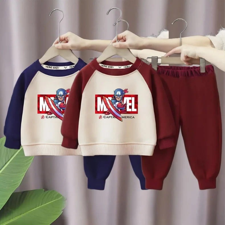 Captain America Sweatshirt & Pants Set