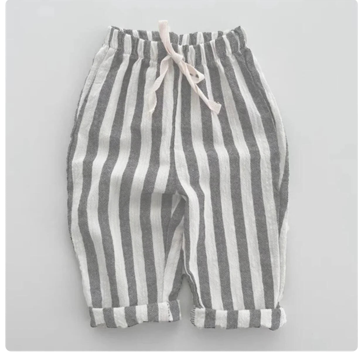 Vintage Linen Cotton Stripe Pants for Kids β Stylish & Comfortable!