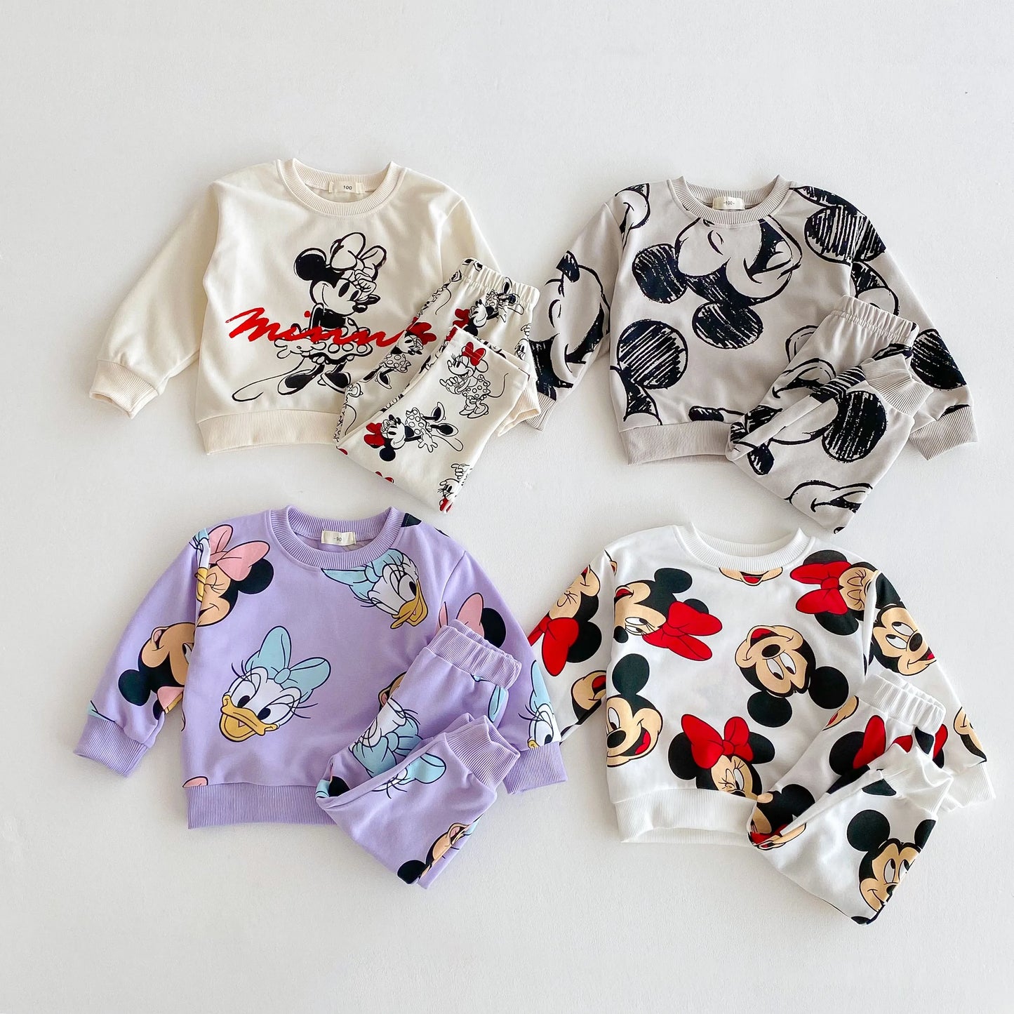 Disney Sweatshirt & Pants Set - 100% Cotton