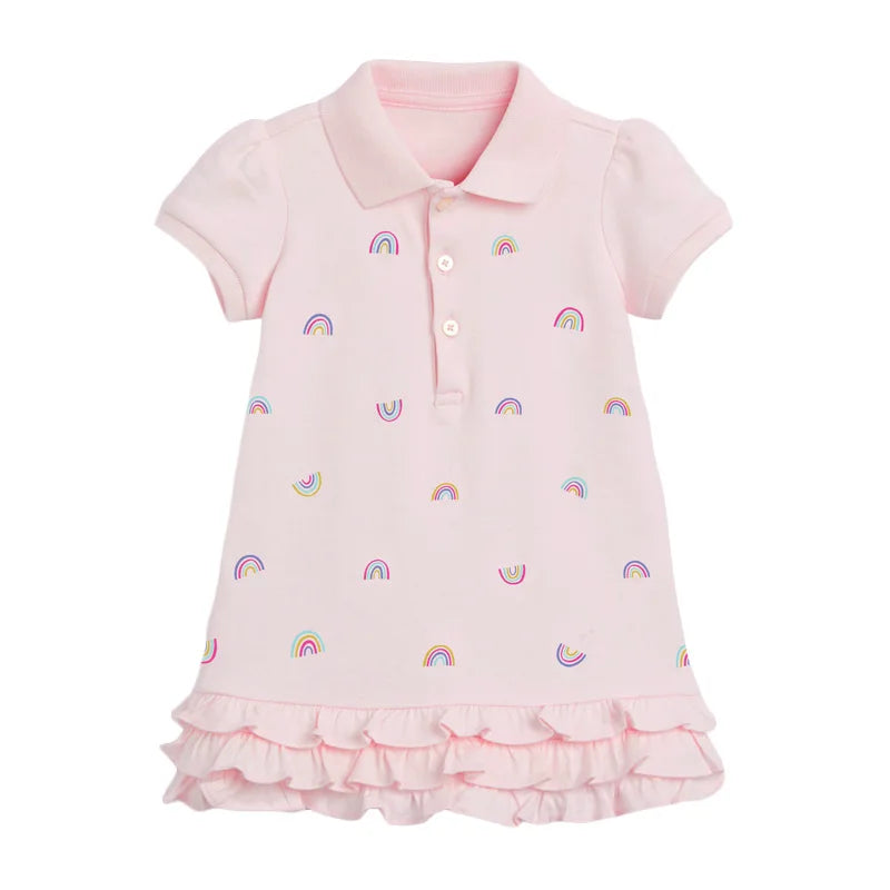 Summer 2025 Baby Pink Rainbow Dress