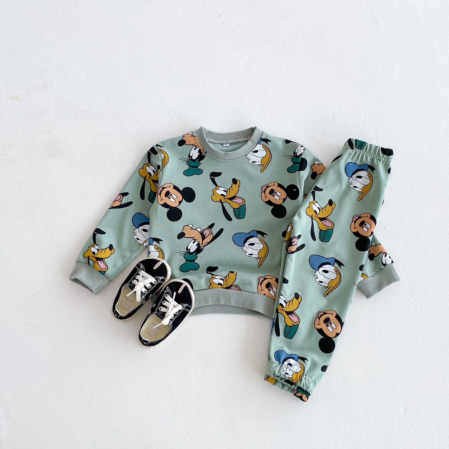 Disney Sweatshirt & Pants Set - 100% Cotton