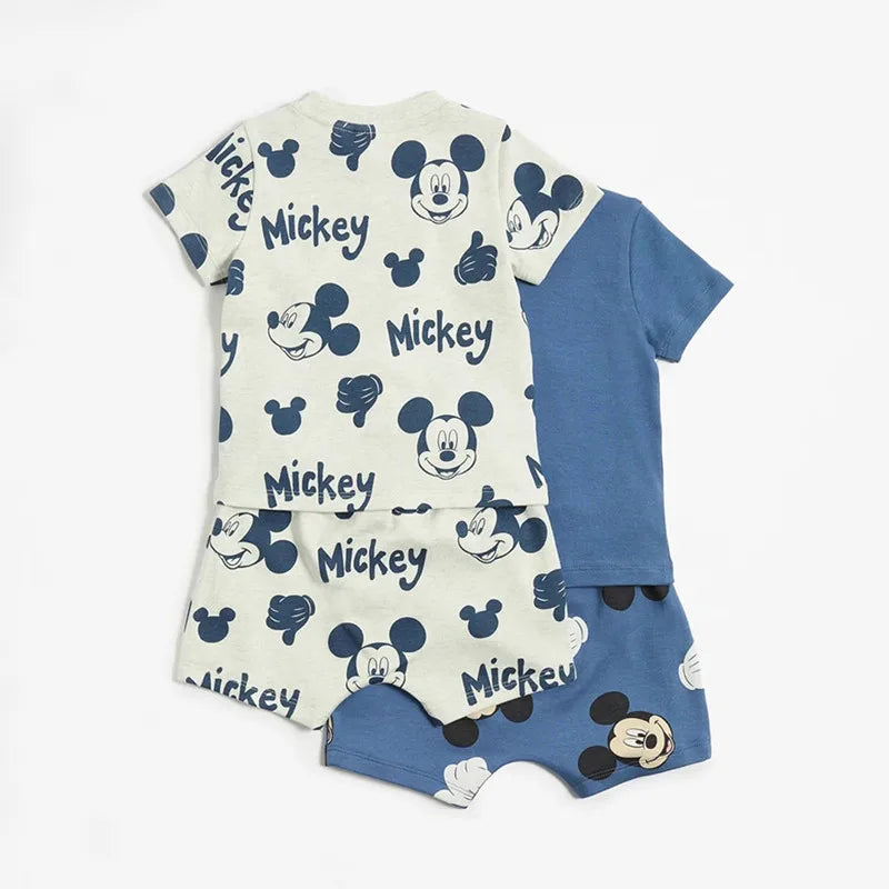 2 Sets Mickey Mouse T-Shirt & Shorts