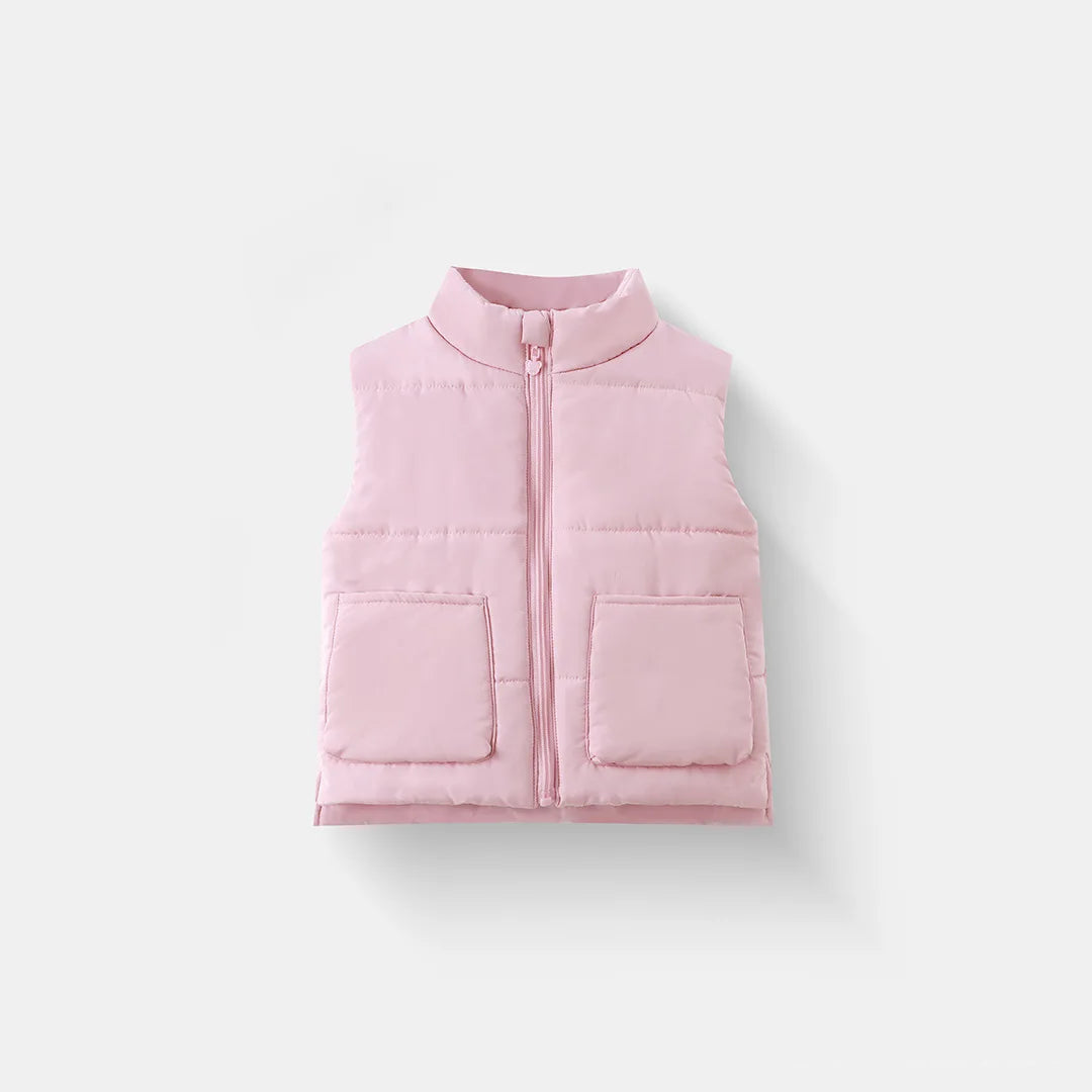 Thicken Lining Waistcoat Warm Vest Sleeveless Fleece Padded Jacket