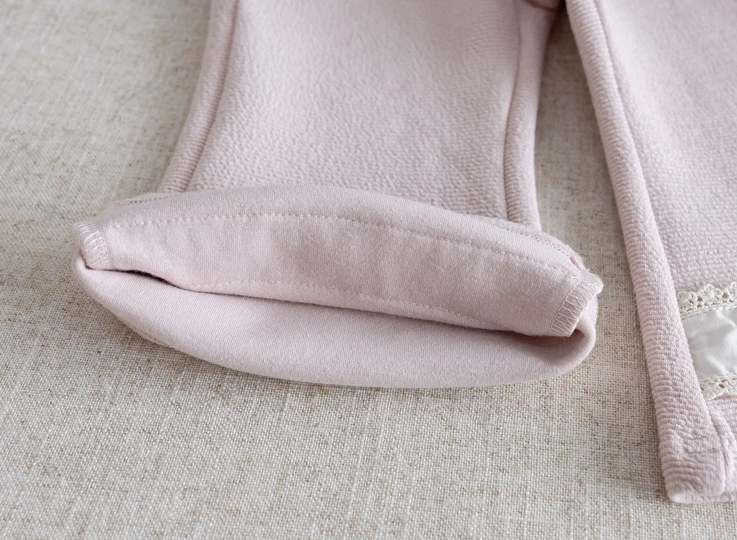 Sweet Bow Lace Top & Pants Two-piece Set