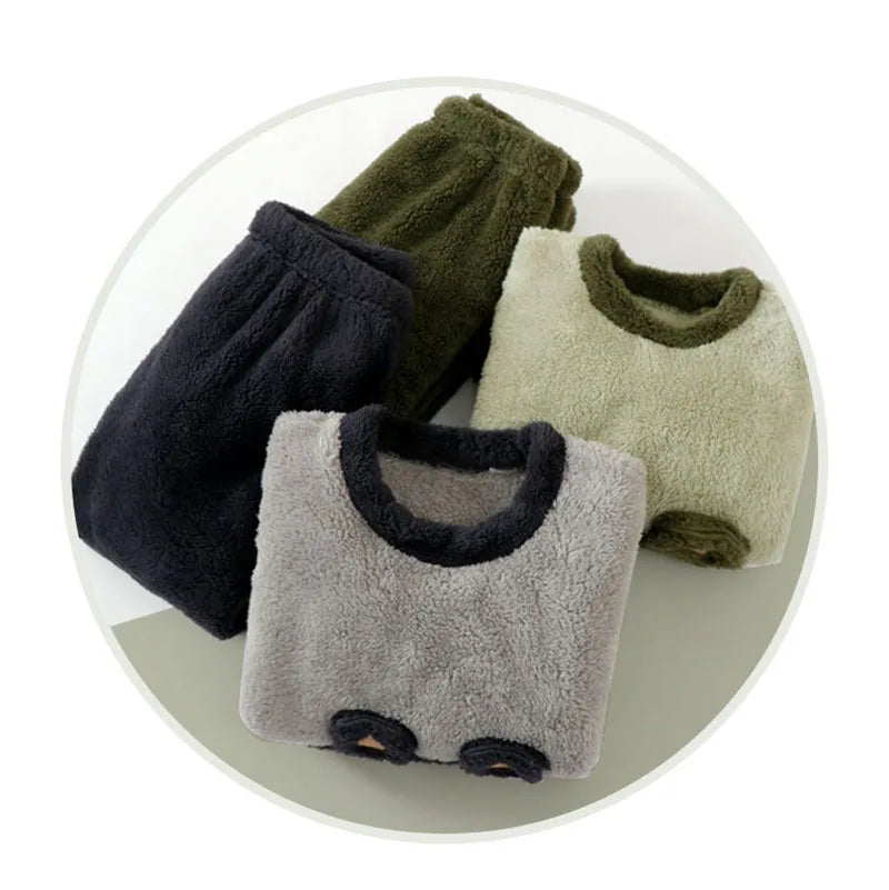 Bear Warm & Comfortable Winter Pajamas
