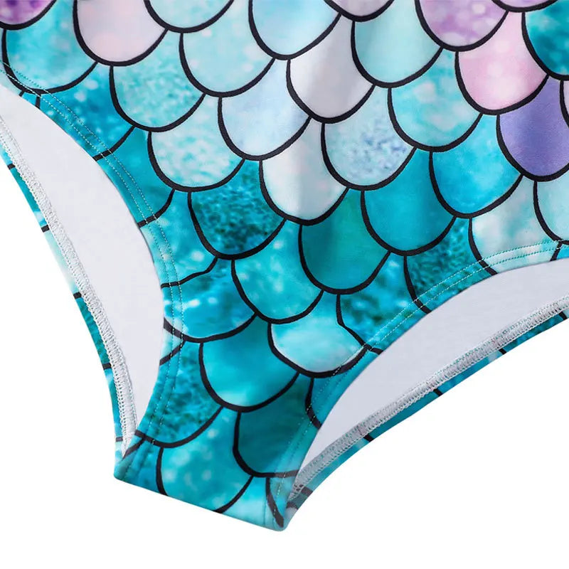 Premium Mermaid Long-Sleeve Swimsuit – Magical & Comfortable!