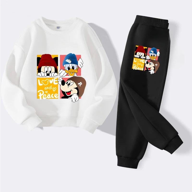 Sweatshirt & Pants Set - 100% Cotton