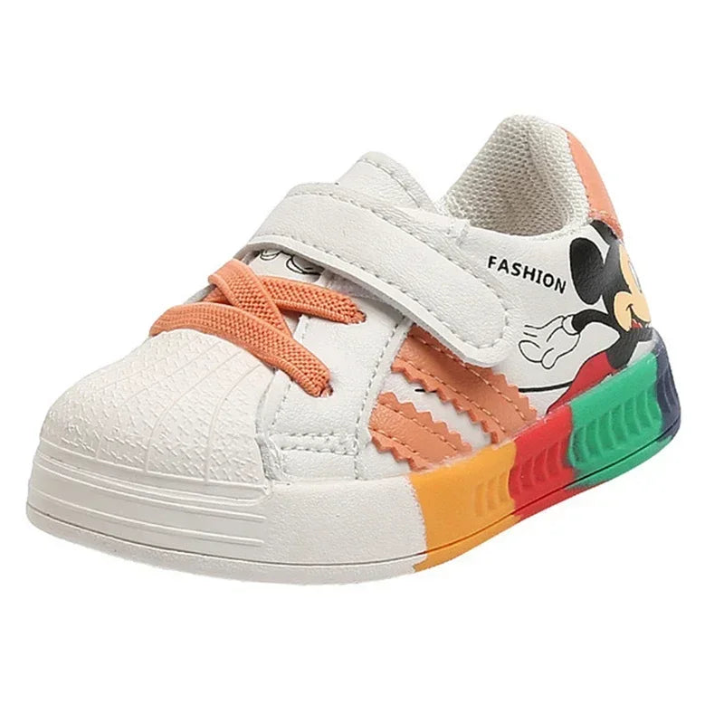 Disney Cartoon Mickey Kids' Sport Sneakers – Breathable & Anti-Slip!