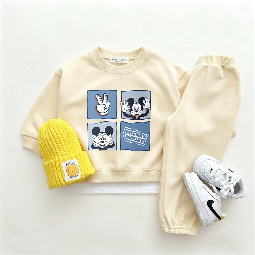 Sweatshirt & Pants Set - 100% Cotton