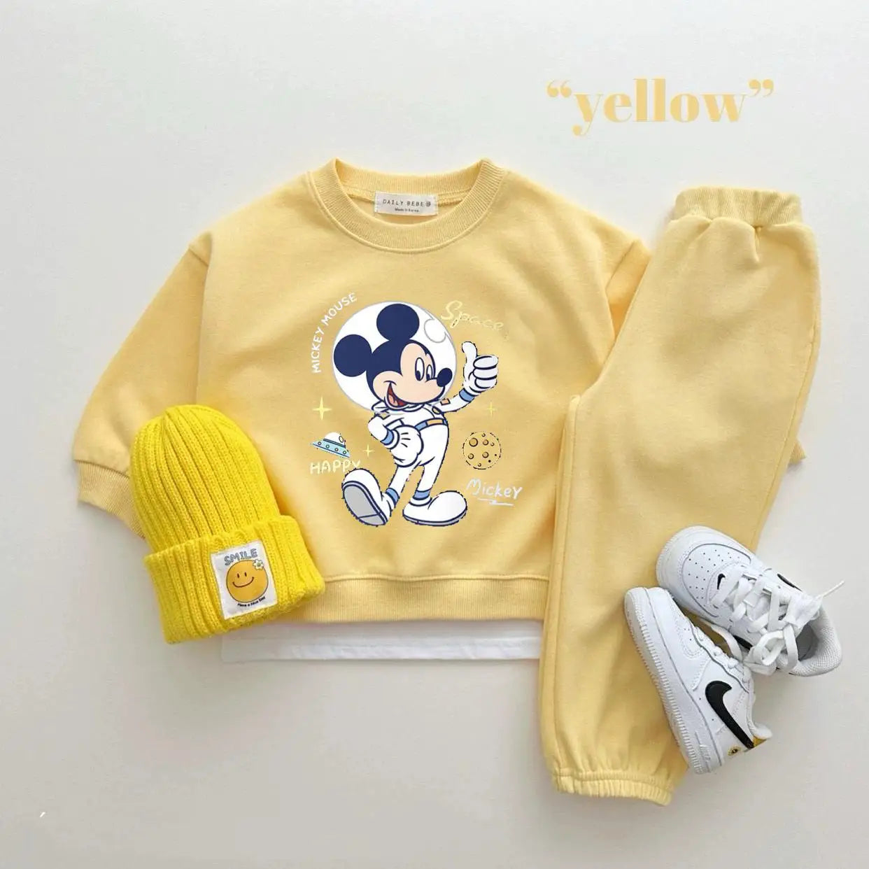 Disney Sweatshirt & Pants Set - 100% Cotton