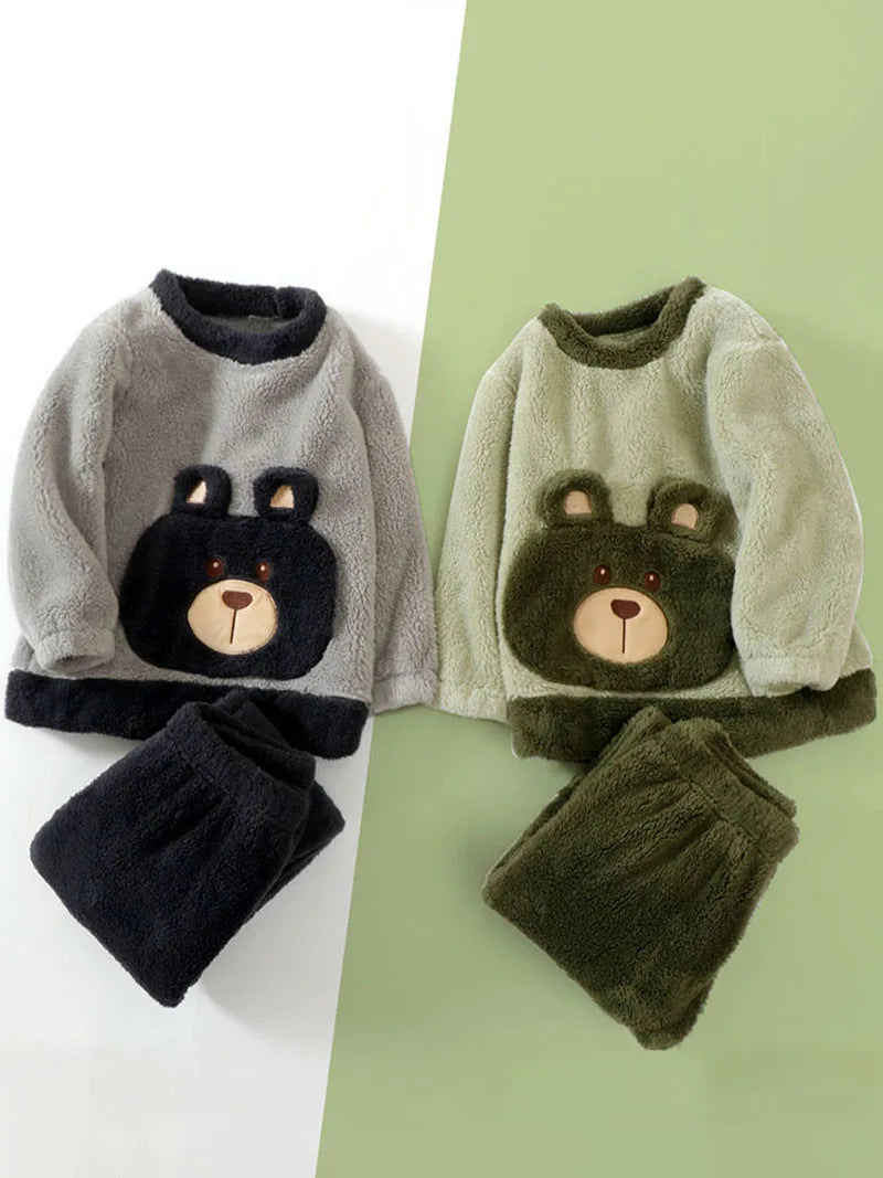 Bear Warm & Comfortable Winter Pajamas