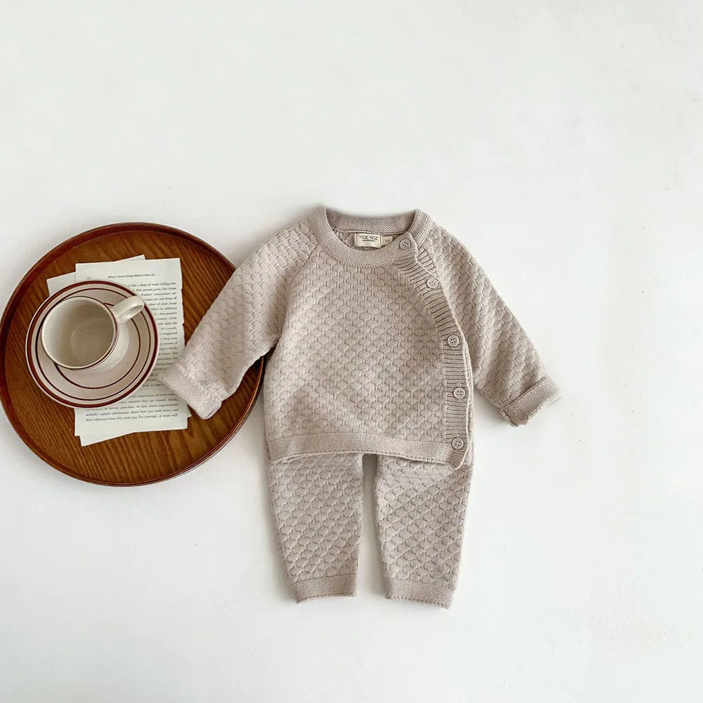 Soft Knit Cotton Sweater & Matching Pants
