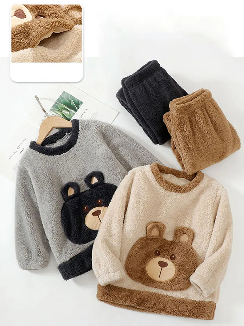 Bear Warm & Comfortable Winter Pajamas