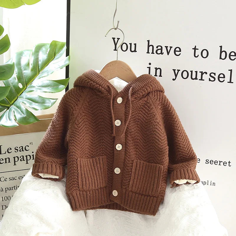 Warm Sweater With Fur Lining