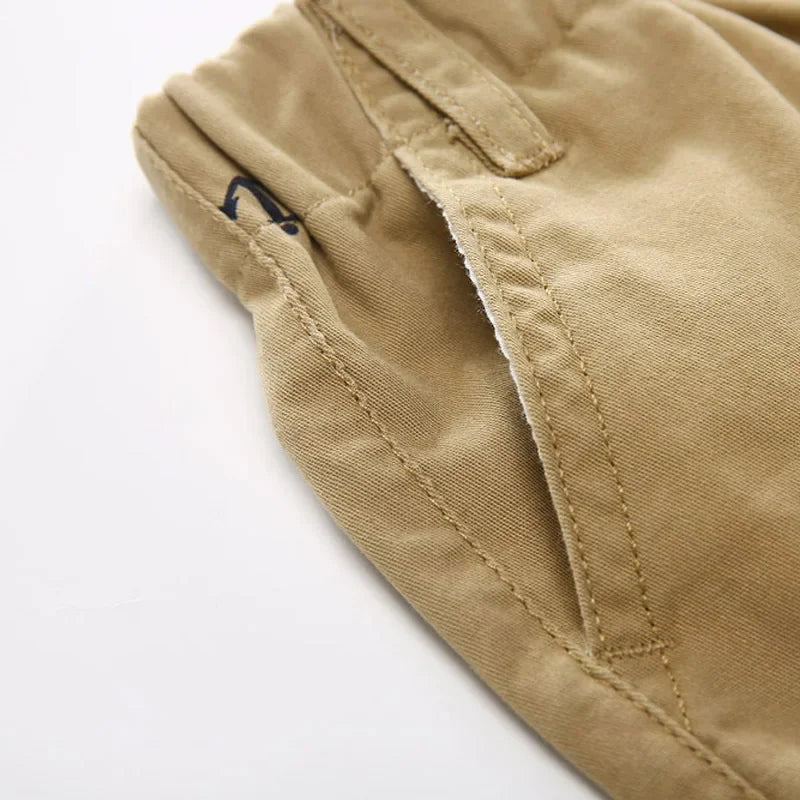 Summer Cotton Boys' Anchor Beach Shorts – 100% Cotton!