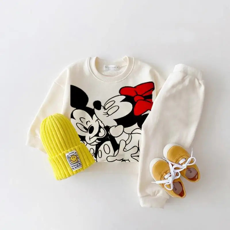 Disney Mickey & Minnie Sweatshirt & Sweatpants 2pc/set