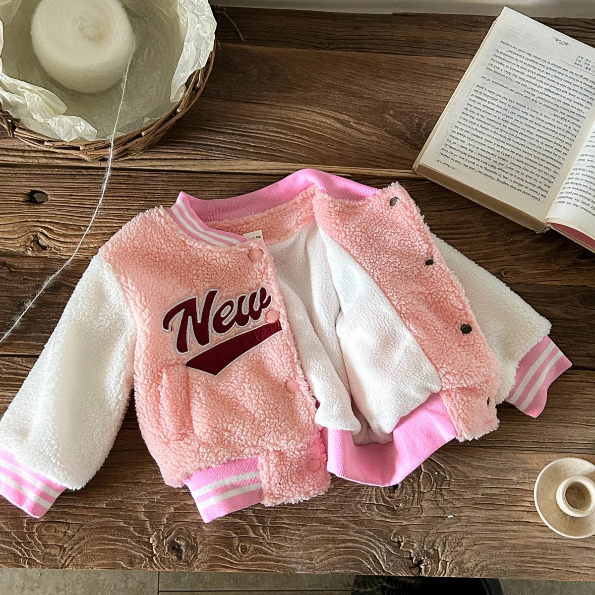 Winter Warm Jacket Coat NewYork Embroidery