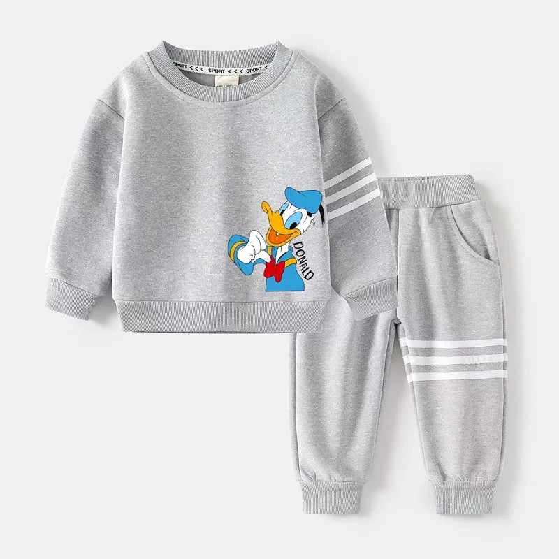 Donald Duck Sweatshirt & Pants Set - 100% Cotton