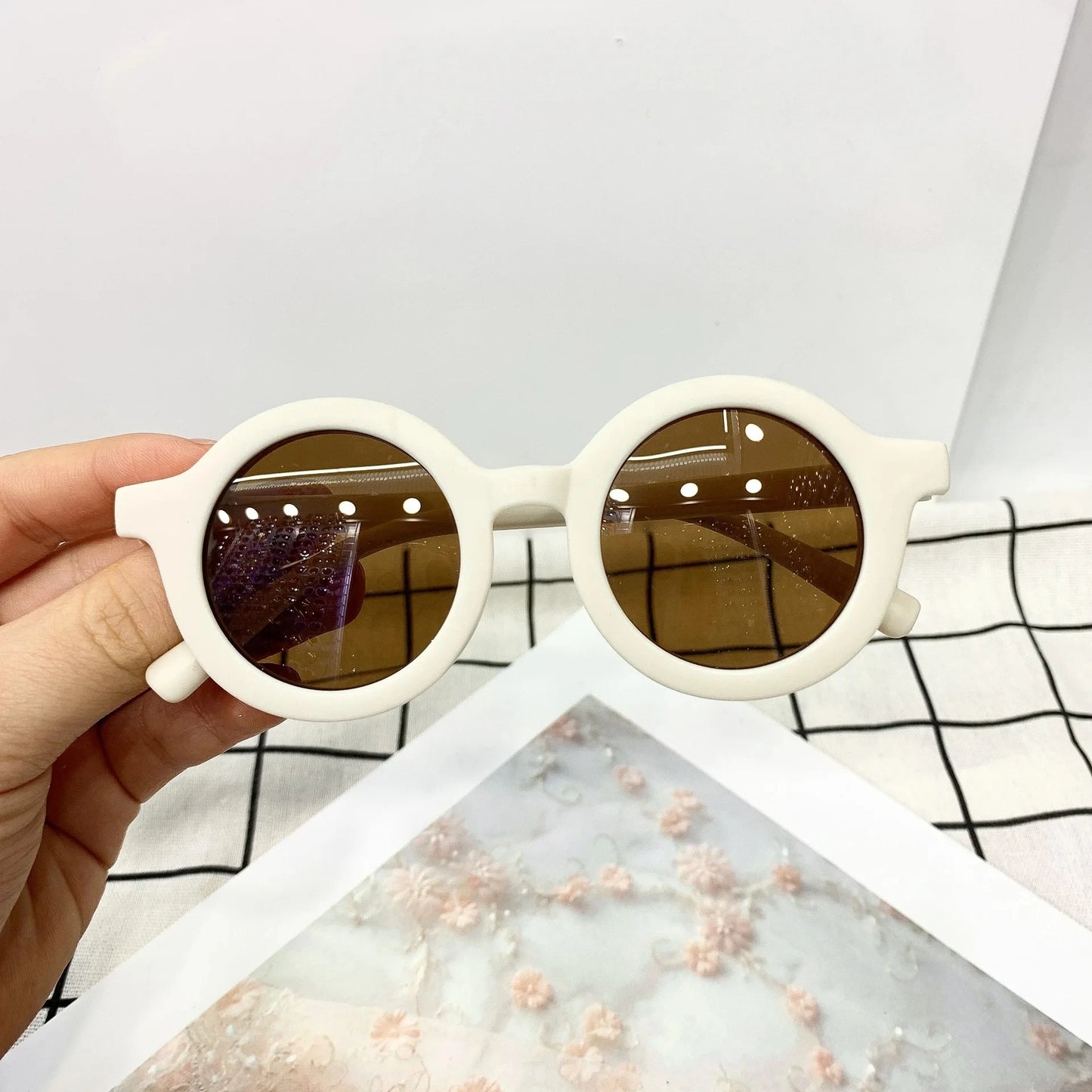 Kids Round Sunglasses – UV400 Mirror Lens Stylish Eyewear