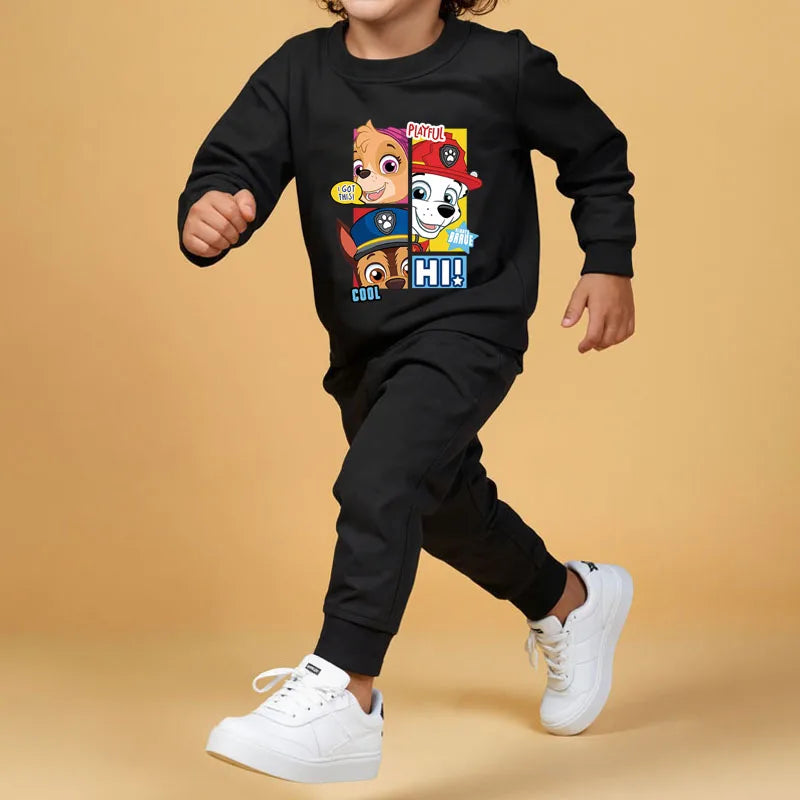 Sweatshirt & Pants Set - 100% Cotton