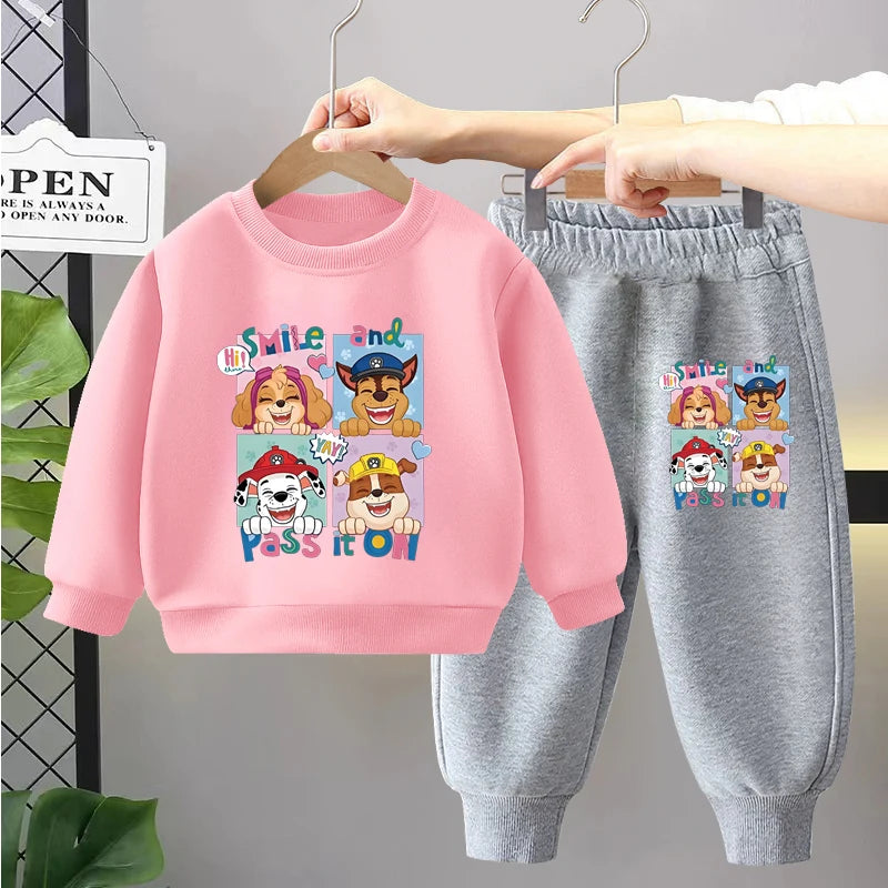 Sweatshirt & Pants Set - 100% Cotton