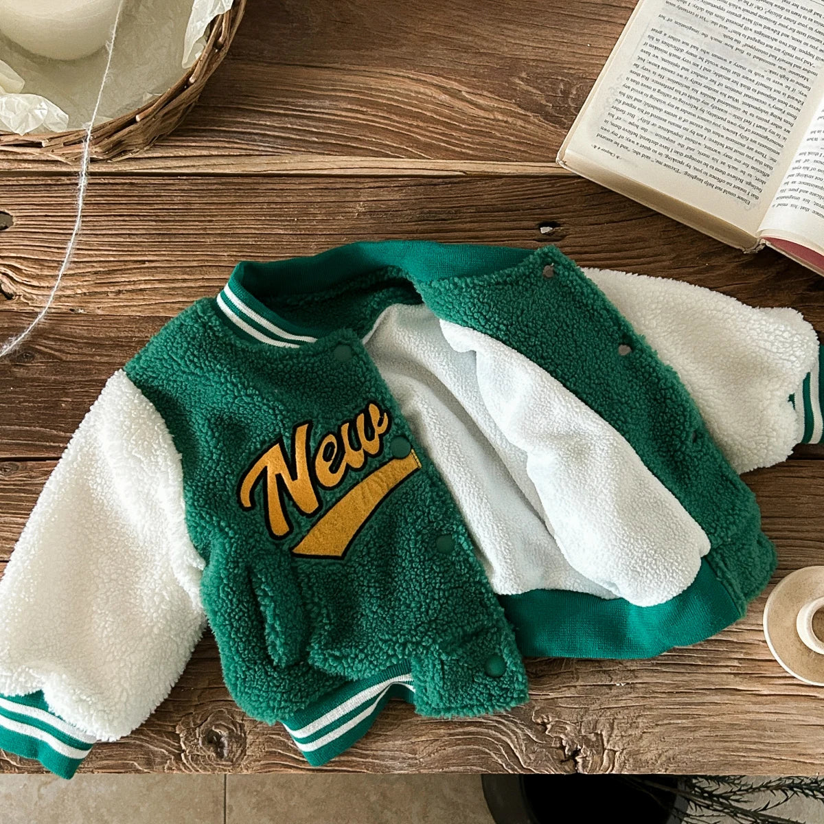 Winter Warm Jacket Coat NewYork Embroidery
