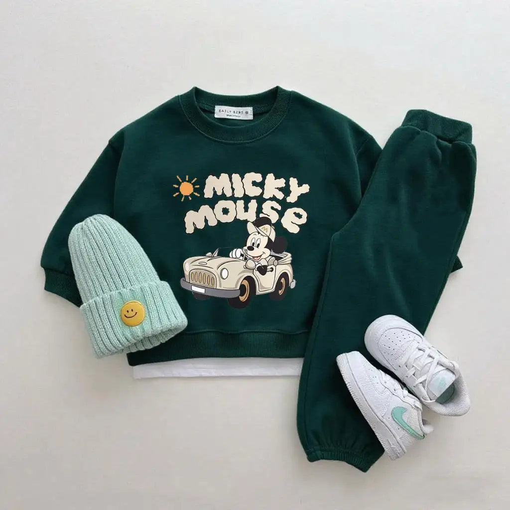 Disney Sweatshirt & Pants Set - 100% Cotton