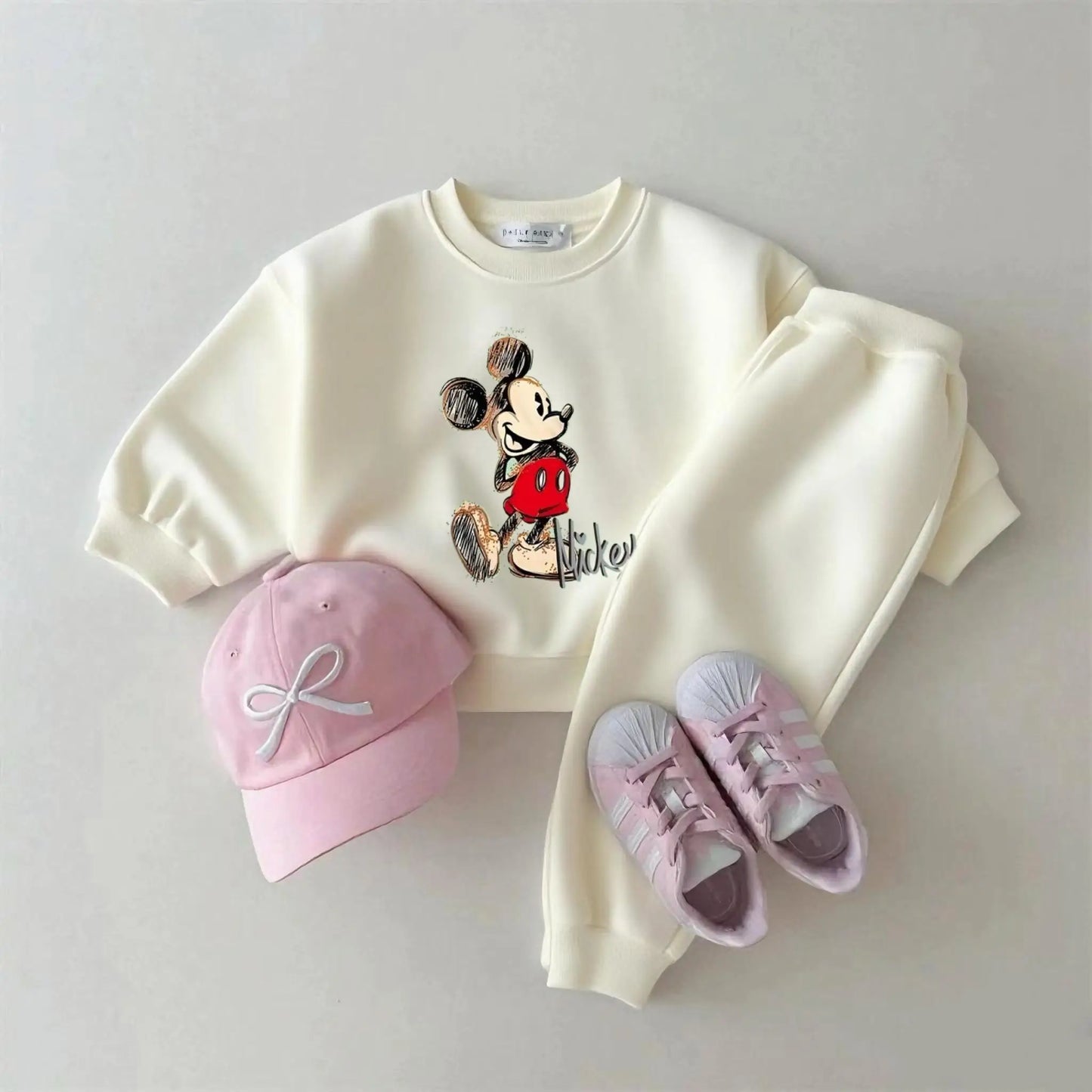 Disney Sweatshirt & Pants Set - 100% Cotton