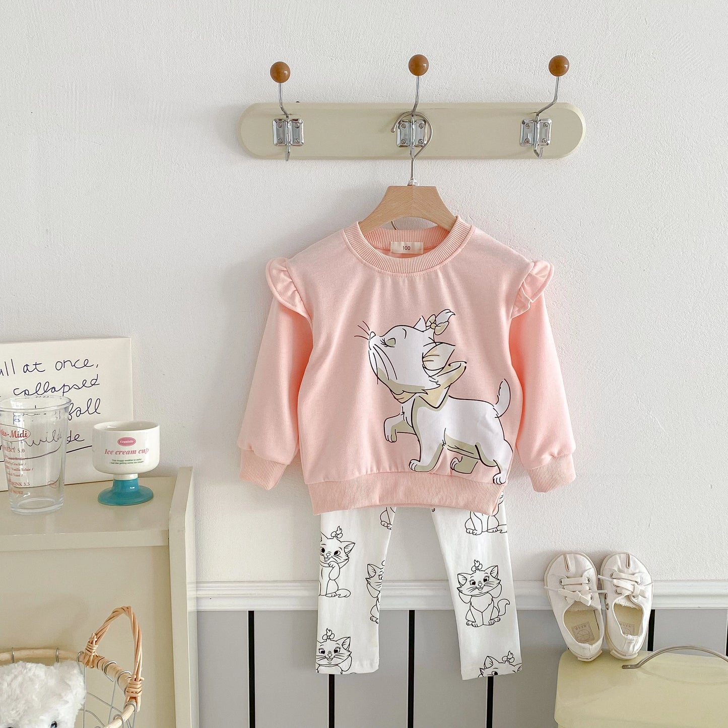 Disney Sweatshirt & Pants Set - 100% Cotton