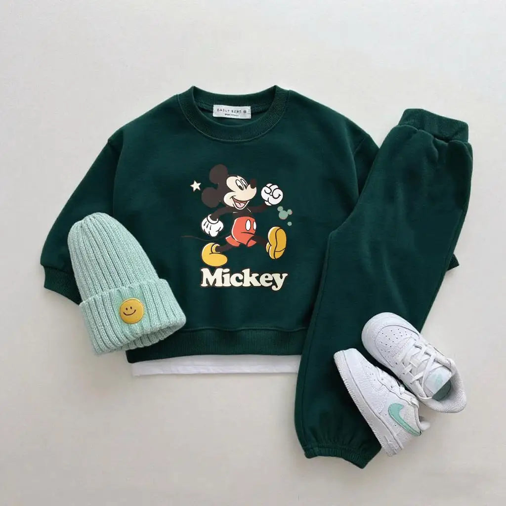 Disney Sweatshirt & Pants Set - 100% Cotton