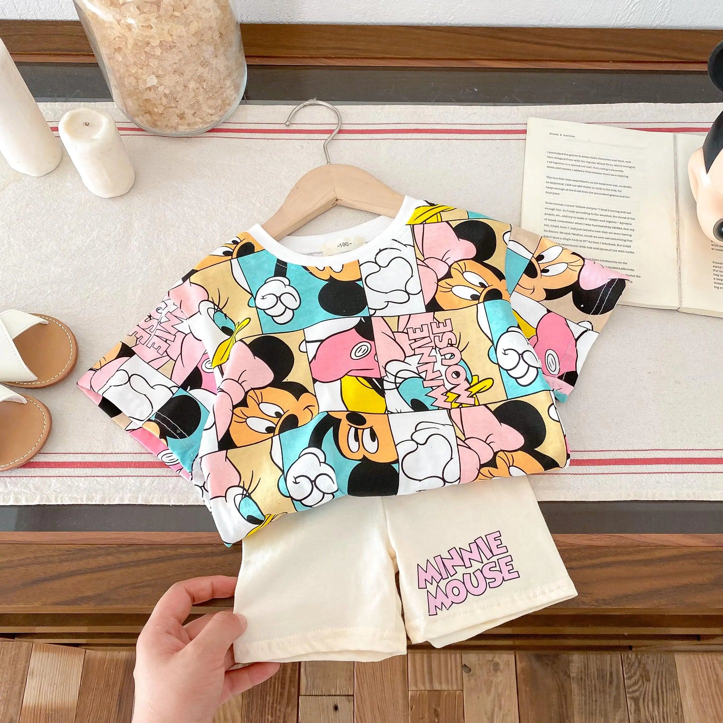 100% Cotton Disney T-Shirt and Shorts Set
