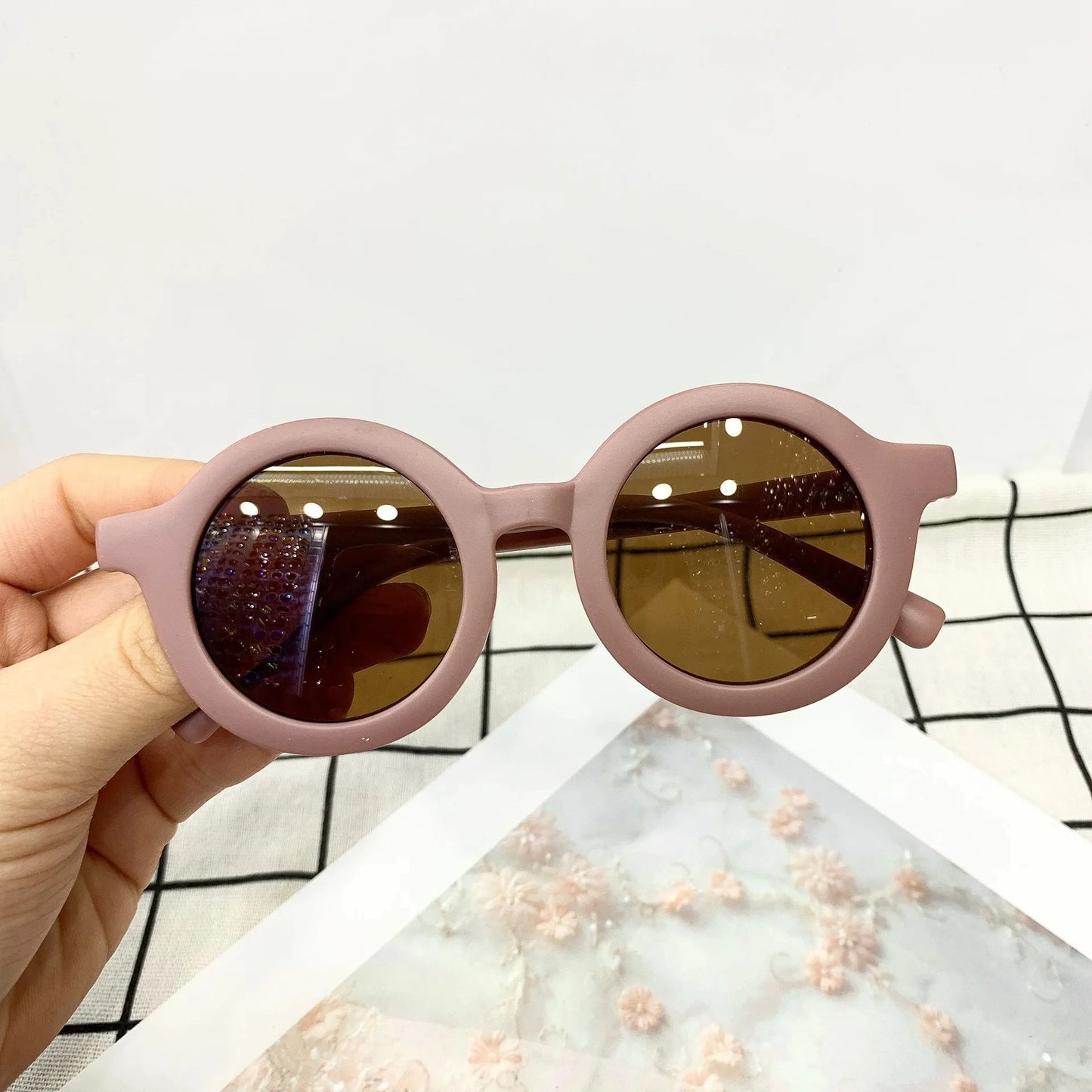 Kids Round Sunglasses – UV400 Mirror Lens Stylish Eyewear