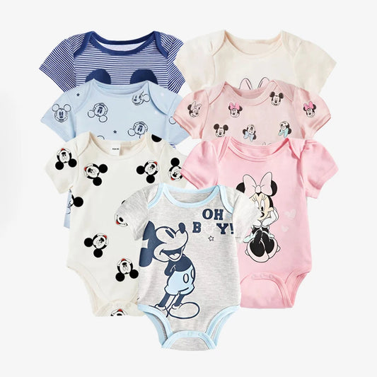 Cotton Baby Bodysuit Short/Long Sleeve