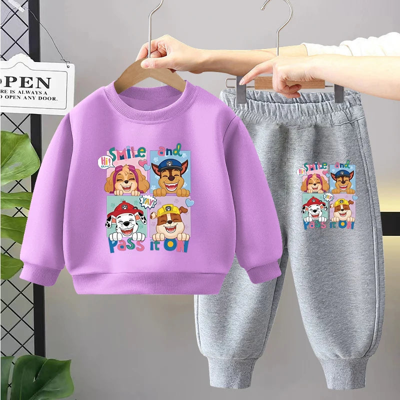 Sweatshirt & Pants Set - 100% Cotton